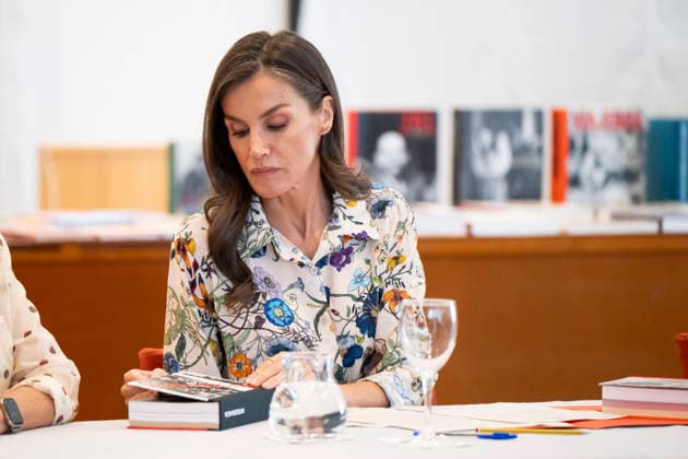Queen Letizia Of Spain Visits Students Residence in Madrid, Spain - 17 Jun 2026 Queen Letizia Of Spain attends a meeting of the Board of Trustees of the Students Residence (Residencia de Estudiantes) in Madrid.. Madrid Spain Copyright: xAtilanoxGarciax xSOPAxImagesx photos23794