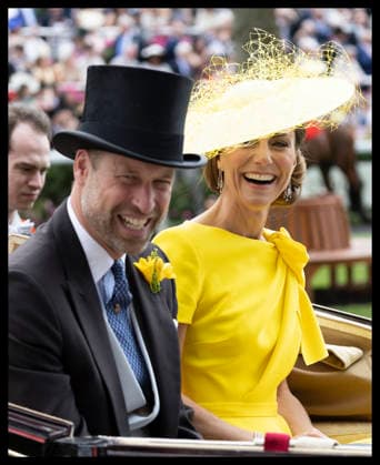 . 17 06 2026. Ascot, United Kingdom. Prince William and Kate Middleton, the Prince and Princess of Wales arriving on day two of Royal Ascot, United Kingdom.  xStephenxLockx xi-Imagesx IIM-26835-0085