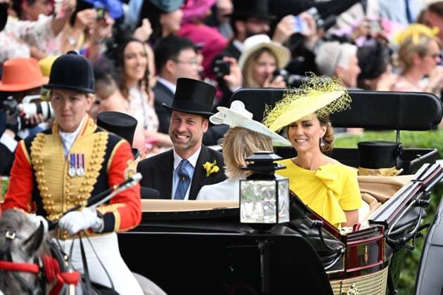 Royal Ascot 2026 LONDON, UNITED KINGDOM - JUNE 17: Catherine, Princess of Wales and William, Prince of Wales attend the traditional Royal Ascot horse racing event, held in the United Kingdom since 1711, in London, United Kingdom on June 17, 2026. Rasid Necati Aslim Anadolu London United Kingdom. Editorial use only. Please get in touch for any other usage.  Copyright: x2026xAnadoluxRasidxNecatixAslimx