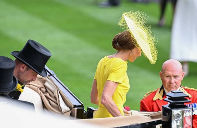 Royal Ascot 2026 LONDON, UNITED KINGDOM - JUNE 17: Catherine, Princess of Wales and William, Prince of Wales attend the traditional Royal Ascot horse racing event, held in the United Kingdom since 1711, in London, United Kingdom on June 17, 2026. Rasid Necati Aslim Anadolu London United Kingdom. Editorial use only. Please get in touch for any other usage.  Copyright: x2026xAnadoluxRasidxNecatixAslimx
