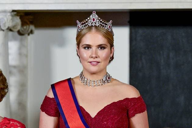 Amsterdam, The Netherlands, 2026-06-17 19:38:59 AMSTERDAM, 17-06-2026, Royal Palace Amsterdam At the invitation of King Willem-Alexander and Queen Maxima, Emperor Naruhito of Japan is paying a state visit to the Netherlands. Emperor Naruhito is accompanied by Her Majesty Empress Masako. The state visit is a confirmation of the close and historic relationship between Japan and the Netherlands. The countries share 426 years of bilateral relations. PHOTO: NLBeeld POOL Mischa Schoemaker In the photo: The Royal Couple hosts a state banquet at the Royal Palace Amsterdam. King Willem-Alexander and Emperor Naruhito deliver a speech. Also present at the state banquet are the Princess of Orange Princess Amalia, Princess Ariane, Princess Beatrix,  Copyright: xx x
