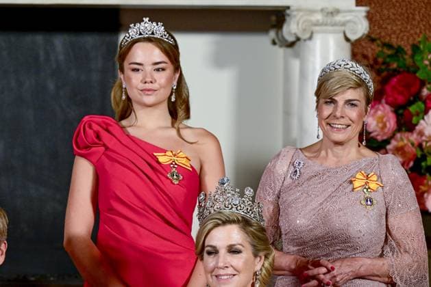 Amsterdam, The Netherlands, 2026-06-17 19:39:01 AMSTERDAM, 17-06-2026, Royal Palace Amsterdam At the invitation of King Willem-Alexander and Queen Maxima, Emperor Naruhito of Japan is paying a state visit to the Netherlands. Emperor Naruhito is accompanied by Her Majesty Empress Masako. The state visit is a confirmation of the close and historic relationship between Japan and the Netherlands. The countries share 426 years of bilateral relations. PHOTO: NLBeeld POOL Mischa Schoemaker In the photo: The Royal Couple hosts a state banquet at the Royal Palace Amsterdam. King Willem-Alexander and Emperor Naruhito deliver a speech. Also present at the state banquet are the Princess of Orange Princess Amalia, Princess Ariane, Princess Beatrix,  Copyright: xx x