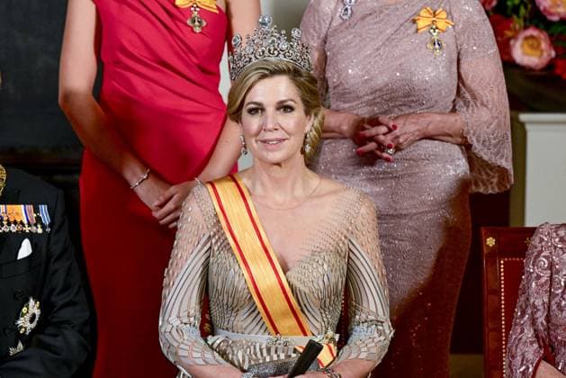 Amsterdam, The Netherlands, 2026-06-17 19:39:04 AMSTERDAM, 17-06-2026, Royal Palace Amsterdam At the invitation of King Willem-Alexander and Queen Maxima, Emperor Naruhito of Japan is paying a state visit to the Netherlands. Emperor Naruhito is accompanied by Her Majesty Empress Masako. The state visit is a confirmation of the close and historic relationship between Japan and the Netherlands. The countries share 426 years of bilateral relations. PHOTO: NLBeeld POOL Mischa Schoemaker In the photo: The Royal Couple hosts a state banquet at the Royal Palace Amsterdam. King Willem-Alexander and Emperor Naruhito deliver a speech. Also present at the state banquet are the Princess of Orange Princess Amalia, Princess Ariane, Princess Beatrix,  Copyright: xx x