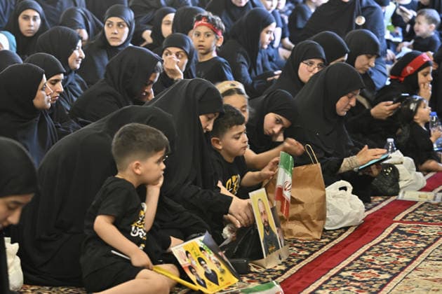 Hezbollah holds event in Beirut to mark Day of Ashura BEIRUT, LEBANON - JUNE 17: Hezbollah supporters gather during an event marking the Day of Ashura at the tomb of former Hezbollah Secretary-General Hasan Nasrallah in the Dahieh district, south of the capital Beirut, Lebanon on June 17, 2026. Houssam Shbaro Anadolu Beirut Lebanon. Editorial use only. Please get in touch for any other usage.  Copyright: x2026xAnadoluxHoussamxShbarox