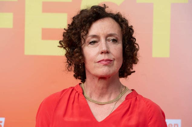 Maria SCHRADER, Schauspielerin, Portraet, Porträt, Portrait, Angeschnittenes Einzelbild, Einzelmotiv, Roter Teppich, Red Carpet Show, Ankunft, arrival, Sommerfest der Film und Medienstiftung NRW in Koeln, 17.06.2026. *** Maria SCHRADER, actress, portrait, close-up, single image, single subject, red carpet, red carpet event, arrival, Summer Festival of the Film and Media Foundation NRW in Cologne, June 17, 2026,detected_source_language