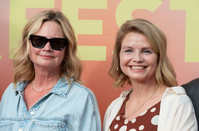 v.l Sabine FRIER, Annette FRIER, Schauspielerin, Portraet, Porträt, Portrait, Angeschnittenes Einzelbild, Einzelmotiv, Roter Teppich, Red Carpet Show, Ankunft, arrival, Sommerfest der Film und Medienstiftung NRW in Koeln, 17.06.2026. *** From left