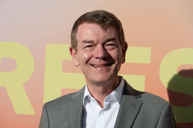 Joerg SCHOENENBORN, Jörg Schönenbon, Moderator Tagesthemen, Portraet, Porträt, Portrait, Angeschnittenes Einzelbild, Einzelmotiv, Roter Teppich, Red Carpet Show, Ankunft, arrival, Sommerfest der Film und Medienstiftung NRW in Koeln, 17.06.2026. *** Jörg SCHOENENBORN, Jörg Schönenbon, host of Tagesthemen, portrait, single frame, single subject, red carpet, red carpet show, arrival, Summer Festival of the Film and Media Foundation NRW in Cologne, June 17, 2026,detected_source_language