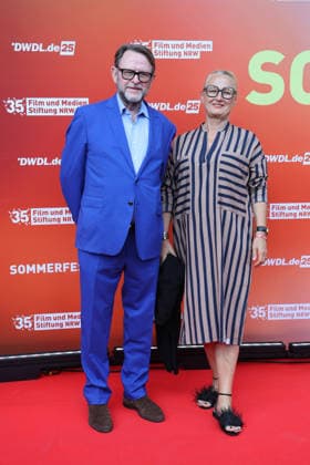 Konstantin von Ahrleld and Ute Biernat attend the Film and Media Foundation NRW summer party on June 17, 2026 at the Park Cafe in Cologne, Germany 35th Film and Media Foundation NRW summer party in Cologne, Germany *** Konstantin von Ahrleld and Ute Biernat attended the Film and Media Foundation NRW summer party on June 17, 2026, at the Park Cafe in Cologne, Germany—the 35th Film and Media Foundation NRW summer party in Cologne, Germany,detected_source_language 