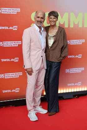 Christoph Maria Herbst and his wife Gisi Herbst attend the Film and Media Foundation NRW summer party on June 17, 2026 at the Park Cafe in Cologne, Germany 35th Film and Media Foundation NRW summer party in Cologne, Germany *** Christoph Maria Herbst and his wife, Gisi Herbst, attend the Film and Media Foundation NRW summer party on June 17, 2026, at the Park Cafe in Cologne, Germany. The 35th Film and Media Foundation NRW summer party in Cologne, Germany,detected_source_language 