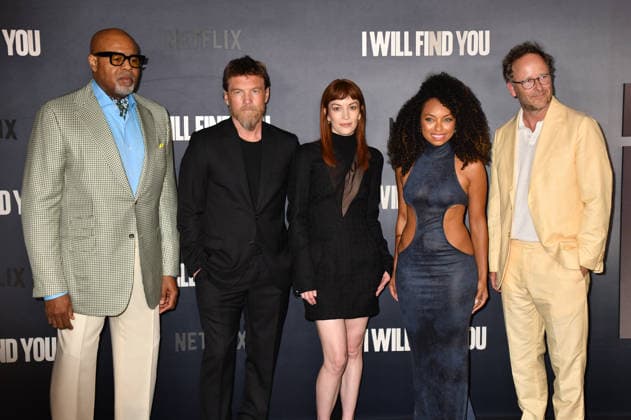 NEW YORK, NY - JUNE 17: Chi McBride, Sam Worthington, Britt Lower, Logan Browning and Christopher Redman at the Netflix premiere the New Harlan Coben series, I Will Find You on June 17, 2026 at The Plaza Hotel in New York City. Copyright: xmpi099 MediaPunchx
