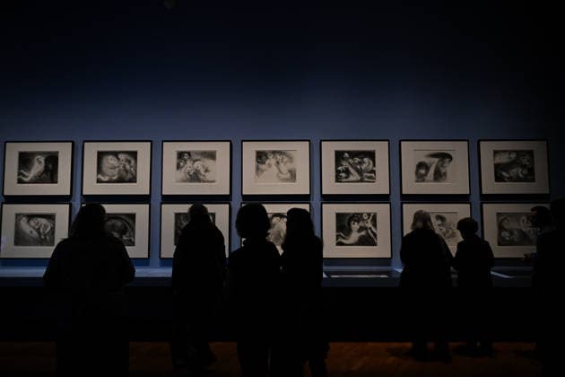 ARTHUR BOYD TAPESTRIES EXHIBITION, Lithographs on paper are seen during a media preview of a major winter exhibition ˜Arthur Boyd: Tapestries™ at the National Gallery of Australia in Canberra, Thursday, June 18, 2026. At 2.5 by 3.4 metres, each tapestry features a scene from the life of St Francis of Assisi, one of the most venerated figures in history. ( NO ARCHIVING CANBERRA AUSTRALIAN CAPITAL TERRITORY AUSTRALIA  Copyright: xLUKASxCOCHx 20260618122567285176