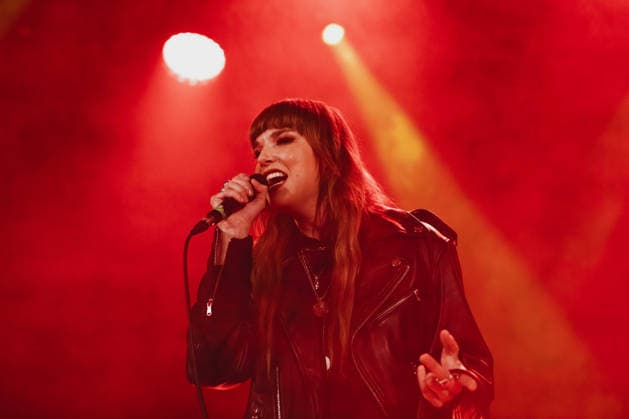 Halestorm Playing an Acoustic Set at Islington Assembly Hall, London Halestorm Lzzy Hale and Joe Hottinger Acoustic Set Islington Assembly Hall London Wednesday 17th June, Credit:Justine Louise Avalon  Copyright: xJustinexLouisex xAvalonx 1110845716