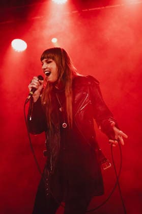 Halestorm Playing an Acoustic Set at Islington Assembly Hall, London Halestorm Lzzy Hale and Joe Hottinger Acoustic Set Islington Assembly Hall London Wednesday 17th June, Credit:Justine Louise Avalon  Copyright: xJustinexLouisex xAvalonx 1110845727