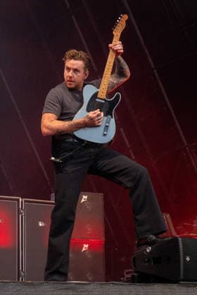 McFly in concert at Thetford Forest, Thetford, UK Thetford, UK, 17 June, 2026. McFly in concert. Pictured left to right, Danny Jones., Credit:Stephen Keable Avalon UK, Norfolk, Thetford, Thetford Forest  Copyright: xStephenxKeablex xAvalonx 1110847135