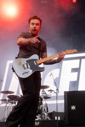 McFly in concert at Thetford Forest, Thetford, UK Thetford, UK, 17 June, 2026. McFly in concert. Pictured left to right, Danny Jones., Credit:Stephen Keable Avalon UK, Norfolk, Thetford, Thetford Forest  Copyright: xStephenxKeablex xAvalonx 1110847205