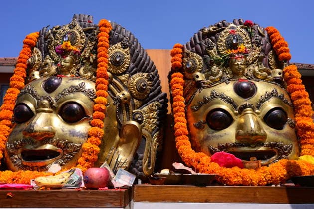 June 18, 2026, Kathmandu, Bagmati, Nepal: The sacred 16th-century Bhairava masks are pictured in a procession as they depart the National Museum of Nepal in Chhauni, Kathmandu, on June 18, 2026, en route to their original shrine in Dolakha after more than three decades abroad. The revered masks were stolen in March 1994 and later trafficked internationally before entering museum circulation in the United States. Following provenance research and legal coordination between Nepali authorities and the Manhattan District AttorneyÃ¢â‚¬â ¢s Office, the masks were formally returned and repatriated to Nepal in December 2023. Their return marks a significant milestone in ongoing efforts to restore stolen cultural heritage to its place of origin and  - ZUMAs330 20260618_zsp_s330_008 Copyright: xSafalxPrakashxShresthax