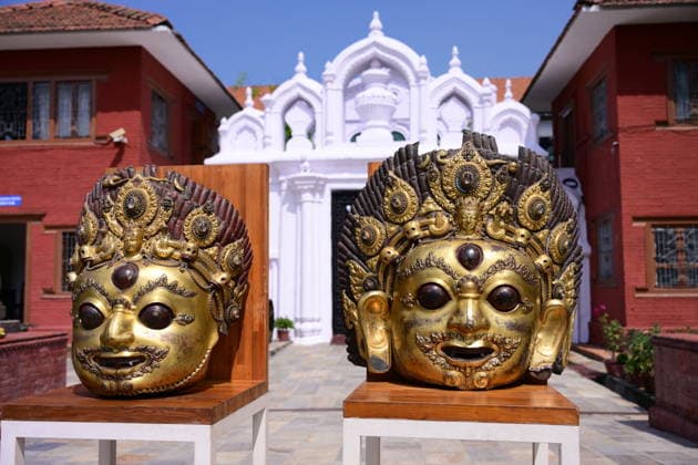 June 18, 2026, Kathmandu, Bagmati, Nepal: The sacred 16th-century Bhairava masks are pictured in a procession as they depart the National Museum of Nepal in Chhauni, Kathmandu, on June 18, 2026, en route to their original shrine in Dolakha after more than three decades abroad. The revered masks were stolen in March 1994 and later trafficked internationally before entering museum circulation in the United States. Following provenance research and legal coordination between Nepali authorities and the Manhattan District AttorneyÃ¢â‚¬â ¢s Office, the masks were formally returned and repatriated to Nepal in December 2023. Their return marks a significant milestone in ongoing efforts to restore stolen cultural heritage to its place of origin and - ZUMAs330 20260618_zsp_s330_012 Copyright: xSafalxPrakashxShresthax