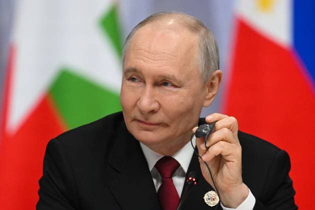 Russia ASEAN Summit 9191086 18.06.2026 Russian President Vladimir Putin attends a plenary session of the Russia-ASEAN Summit in Kazan, Republic of Tatarstan, Russia. Kristina Solovyova Sputnik Kazan Republic of Tatarstan Russia  Copyright: xKristinaxSolovyovax