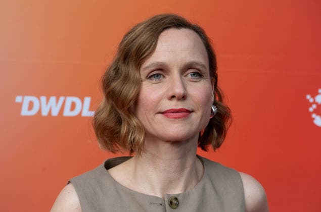 Nadja BECKER, Schauspielerin, Portraet, Porträt, Portrait, Angeschnittenes Einzelbild, Einzelmotiv, Roter Teppich, Red Carpet Show, Ankunft, arrival, Sommerfest der Film und Medienstiftung NRW in Koeln, 17.06.2026. *** Nadja BECKER, actress, portrait, close-up, single image, single subject, red carpet, red carpet event, arrival, Summer Festival of the Film and Media Foundation NRW in Cologne, June 17, 2026,detected_source_language
