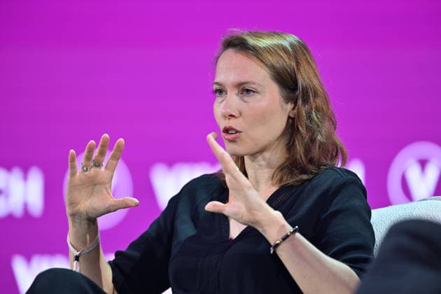 Paris VivaTech 2026 PARIS, FRANCE - JUNE 18: Aliette Mousnier Lompre, CEO Orange Business speaks during the 10th edition of the VivaTech technology startup and innovation fair at the Porte de Versailles exhibition center in Paris, France, on June 18, 2026. Mustafa Yalcin Anadolu Paris France. Editorial use only. Please get in touch for any other usage.  Copyright: x2026xAnadoluxMustafaxYalcinx