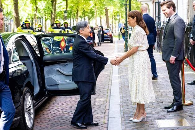 18-06-2026 Statevisit Emperor Naruhito of Japan with the President of the Senate, Ms. Mei Li Vos, and the Speaker of the House of Representatives, Mr. Thom van Campen visited the States General in The Hague on the 2nd day of the 3 day statevisit to the Netherlands. Â  Copyright: xPPEx