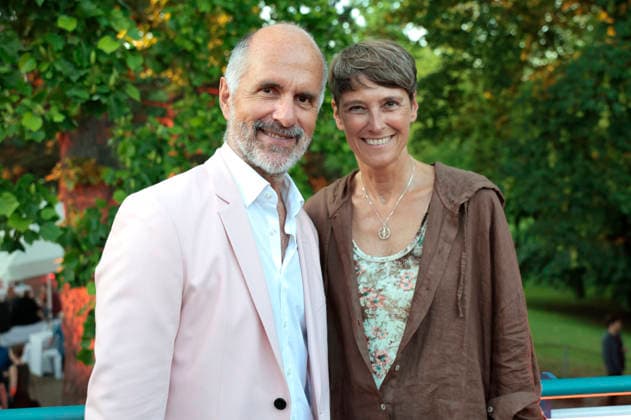 Christoph Maria Herbst mit Ehefrau Gisi Herbst beim Sommerfest zum 35-jährigen Bestehen der Film- und Medienstiftung NRW im Park CafÃ . Köln, 17.06.2026 *** Christoph Maria Herbst with his wife, Gisi Herbst, at the summer celebration marking the 35th anniversary of the Film and Media Foundation NRW at Park Café in Cologne, June 17, 2026,detected_source_language Foto:xR.xSchmiegeltx xFuturexImagex nrw_sommerfest_6817
