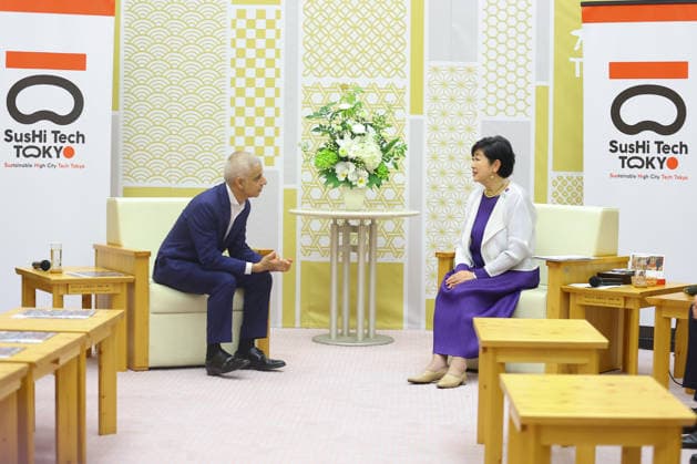 Mayor of London Visits Japan, Holds Talks with Tokyo Governor Koike -JPN- June 18, 2026. Sadiq Khan, Mayor of London(London Mayor), and Tokyo Governor Yuriko Koike held talks to strengthen friendly cooperation between the two cities. Tokyo Japan Copyright: xKazukixOISHIx