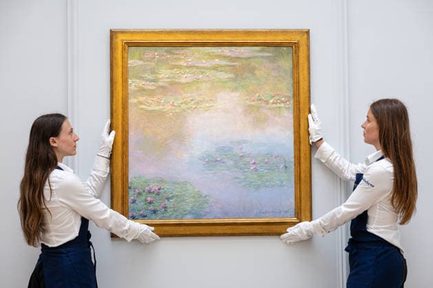 Sotheby s London Modern and Contemporary June Sales Preview, London, UK 18 June 2026 Claude Monet s NymphÃ as, estimated at Â£30,000,000-40,000,000, at Sotheby s London, Mayfair, London, UK, on 18 June 2026. The work, being exhibited in the UK for the first time, carries the highest estimate ever placed on a work by Monet to come to auction in Europe, and will be offered at auction on 24 June 2026 alongside the celebrated Lewis Collection., Credit:Pete Speller Avalon  Copyright: xPetexSpellerx xAvalonx 1111012340
