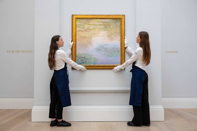 Sotheby s London Modern and Contemporary June Sales Preview, London, UK 18 June 2026 Claude Monet s NymphÃ as, estimated at Â£30,000,000-40,000,000, at Sotheby s London, Mayfair, London, UK, on 18 June 2026. The work, being exhibited in the UK for the first time, carries the highest estimate ever placed on a work by Monet to come to auction in Europe, and will be offered at auction on 24 June 2026 alongside the celebrated Lewis Collection., Credit:Pete Speller Avalon  Copyright: xPetexSpellerx xAvalonx 1111012348