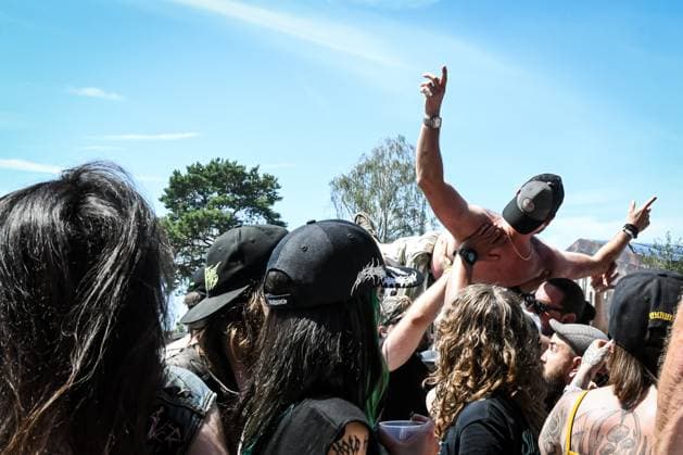 Festival visitors pictured at the first day of the Graspop Metal Meeting festival 2026, in Dessel, on Thursday 18 June 2026. The festival takes pace from 18 till 21 June.  JILLxDELSAUX 178059976