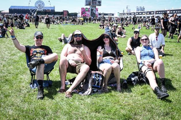 Festival visitors pictured at the first day of the Graspop Metal Meeting festival 2026, in Dessel, on Thursday 18 June 2026. The festival takes pace from 18 till 21 June.  JILLxDELSAUX 178061314