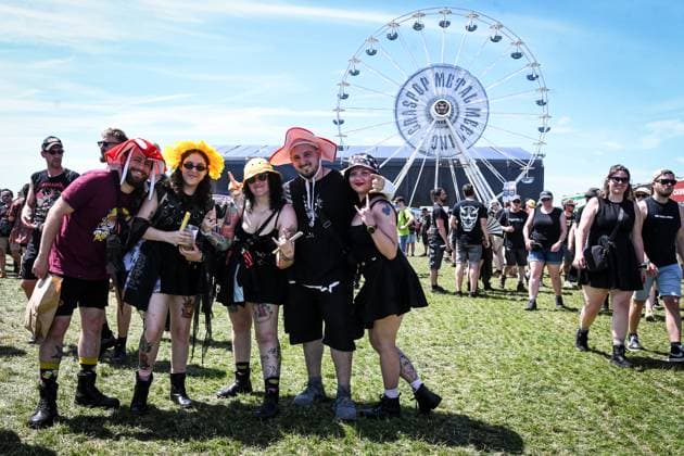 Festival visitors pictured at the first day of the Graspop Metal Meeting festival 2026, in Dessel, on Thursday 18 June 2026. The festival takes pace from 18 till 21 June.  JILLxDELSAUX 178061353