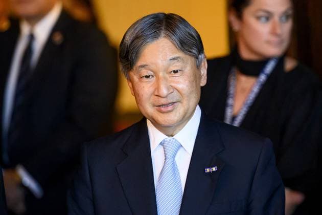 Imperial Couple Visit To Netherlands Emperor Naruhito of Japan visits the Peace Palace in The Hague, Netherlands on June 18, 2026, during a state visit marking 426 years of bilateral relations between Japan and the Netherlands, accompanied by Empress Masako, touring the Japanese Room of the Permanent Court of Arbitration and the Grand Courtroom of the International Court of Justice. Photo by Patrick van Emst NL Beeld Bruno Press ABACAPRESS.COM Netherlands  Copyright: xBrunoxPress ABACAx