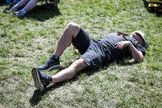 Festival visitors pictured at the first day of the Graspop Metal Meeting festival 2026, in Dessel, on Thursday 18 June 2026. The festival takes pace from 18 till 21 June.  JILLxDELSAUX 178071522
