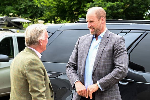 The Prince of Wales Visits The Apricot Centre TOTNES, ENGLAND - JUNE 18: Prince William, Prince of Wales arrives for a visit to the Apricot Centre, a carbon-negative farm and wellbeing service on June 18, 2026 in Totnes, England.Set on 120 acres, the Apricot Centre uses organic and regenerative farming methods. Alongside producing food, the Centre supports farmers and land-based businesses, offers nature-based wellbeing therapies and training courses., Credit:Hugh Hastings PA ROTA - B68 Avalon United Kingdom, England, Totnes Copyright: xHughxHastingsx xPAxROTAx-xB68x xAvalonx 1111034398