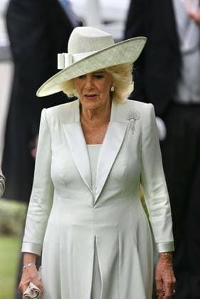 Royal Ascot 2026 BERKSHIRE, UNITED KINGDOM - JUNE 18: King Charles III (not seen) and Queen Camilla attend the third day of the traditional Royal Ascot horse racing event, which has been held since 1711, in Berkshire, United Kingdom on June 18, 2026. Rasid Necati Aslim Anadolu Berkshire United Kingdom. Editorial use only. Please get in touch for any other usage.  Copyright: x2026xAnadoluxRasidxNecatixAslimx