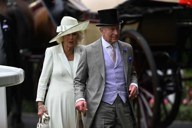 Royal Ascot 2026 BERKSHIRE, UNITED KINGDOM - JUNE 18: King Charles III and Queen Camilla attend the third day of the traditional Royal Ascot horse racing event, which has been held since 1711, in Berkshire, United Kingdom on June 18, 2026. Rasid Necati Aslim Anadolu Berkshire United Kingdom. Editorial use only. Please get in touch for any other usage.  Copyright: x2026xAnadoluxRasidxNecatixAslimx