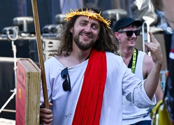 Hellfest 2026 PHOTOPQR OUEST FRANCE Franck Dubray Clisson June 18, 2026 Hellfest metal music festival in Clisson jesus Photo by Franck Dubray Clisson France,detected_source_language  Copyright: xPHOTOPQR OUESTxFRANCE MAXPPPxFranckxDubrayx 20260618OFR2952 20260618OFR2952