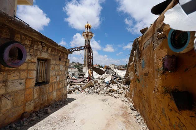 June 18, 2026, Nabatieh District, South Lebanon, lebanon: The Sheikh Ragheb Harb Mosque in the southern Lebanese town of Jibchit has sustained extensive damage following heavy Israeli airstrikes during the recent war. The strikes caused significant destruction to the mosqueÃ¢â‚¬â ¢s structure and surrounding area, as part of a wider wave of attacks that hit the town, damaging homes, infrastructure, and civilian facilities. Nabatieh District lebanon  - ZUMAb339 20260618_znp_b339_007 Copyright: xAbdulxKaderxAlxBayx