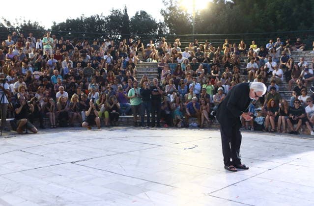 June 18, 2026, Athens, Greece: American actor Harvey Keitel attends a special screening of Ulysses Gaze in Athens, 32 years after starring in the acclaimed film directed by Theo Angelopoulos. The event marked a reunion with one of the landmark works of European cinema and celebrated the film s enduring legacy. Athens Greece  - ZUMAv62_ 20260618_zaf_v62_009 Copyright: xAristidisxVafeiadakisx