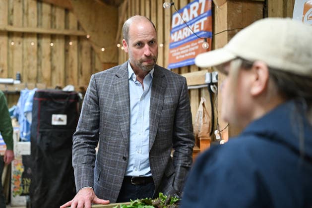 The Prince of Wales Visits The Apricot Centre TOTNES, ENGLAND - JUNE 18: Prince William, Prince of Wales listens during his visit to the Apricot Centre, a carbon-negative farm and wellbeing service on June 18, 2026 in Totnes, England. The Prince will tour the farm and hear how the Apricot Centre has evolved into a financially viable and environmentally pioneering enterprise., Credit:Hugh Hastings PA ROTA - B68 Avalon United Kingdom, England, Totnes  Copyright: xHughxHastingsx xPAxROTAx-xB68x xAvalonx 1111092094