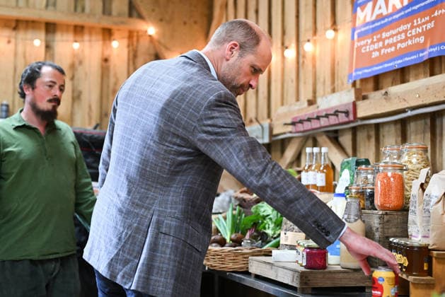 The Prince of Wales Visits The Apricot Centre TOTNES, ENGLAND - JUNE 18: Prince William, Prince of Wales takes a tour at the Apricot Centre, a carbon-negative farm and wellbeing service on June 18, 2026 in Totnes, England. The Prince will tour the farm and hear how the Apricot Centre has evolved into a financially viable and environmentally pioneering enterprise., Credit:Hugh Hastings PA ROTA - B68 Avalon United Kingdom, England, Totnes  Copyright: xHughxHastingsx xPAxROTAx-xB68x xAvalonx 1111092117