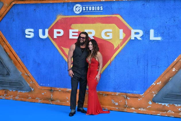 Supergirl fan event at Cineworld Leicester Square Featuring: Jason Momoa and Adria Arjona Where: London, United Kingdom When: 18 Jun 2026 Credit: Nils Jorgensen INSTARimages EDITORIAL USE ONLY. NOT FOR USE BY NEWSPAPERS BASED IN THE UK. Copyright: xx instar55785199
