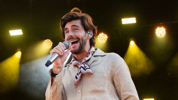 Alvaro Soler - El Camino Tour 2026, Kluturfabrik Cortendorf Concert, Live Music Alvaro Soler - El Camino Tour 2026 18 Jun 2026 Kluturfabrik Cortendorf, Coburg, Germany Image: Alvaro Soler performing in the Kluturfabrik Cortendorf during El Camino Tour. Copyright: xPresseFotoxEvansx