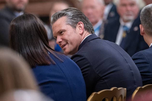 June 18, 2026, Washington, Disitrirct Of Columbia, United States: U.S. Secretary of the Department of War Pete Hegseth attends a Medal of Honor ceremony hosted by President Donald Trump Washington United States - ZUMAk206 20260618_znp_k206_003 Copyright: xMattxKaminskyx