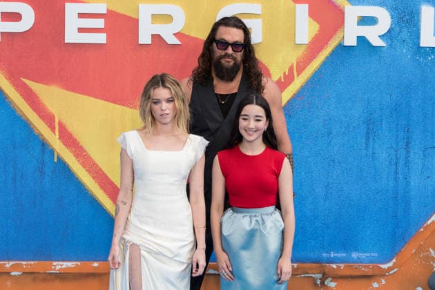 Supergirl UK Sneak Peek Fan Event in London LONDON, UNITED KINGDOM - JUNE 18: Jason Momoa (C), Milly Alcock (L) and Eve Ridley (R) attend the Supergirl UK Sneak Peek Fan Event at Cineworld Leicester Square in London, United Kingdom on June 18, 2026. Wiktor Szymanowicz Anadolu London United Kingdom. Editorial use only. Please get in touch for any other usage.  Copyright: x2026xAnadoluxWiktorxSzymanowiczx