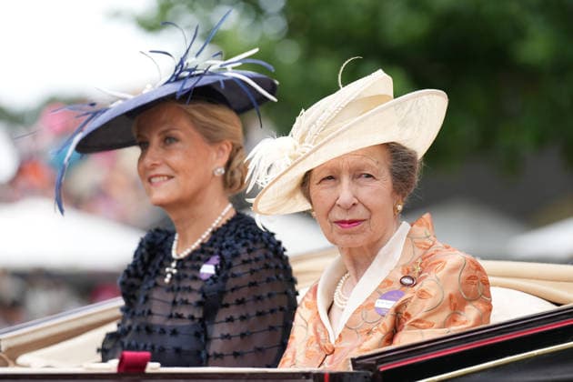 Royal Ascot Day Three Princess Anne and Sophie, Duchess of Edinburgh attend Day Three of Royal Ascot, at Ascot Racecourse, Ascot, Berkshire, UK, on the 18th June 2026. Picture by James Whatling Ascot Ascot Racecourse Berkshire United Kingdom  WHA-0829