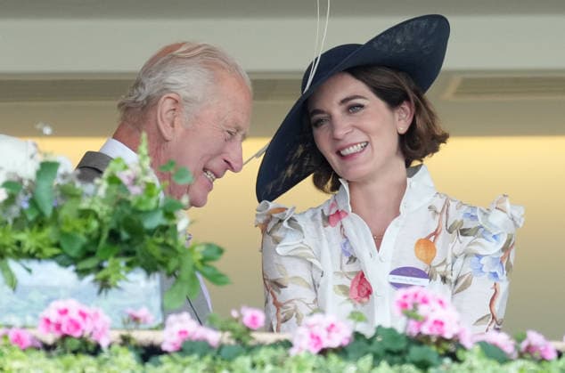 Royal Ascot Day Three King Charles and Felicity Blunt attend Day Three of Royal Ascot, at Ascot Racecourse, Ascot, Berkshire, UK, on the 18th June 2026. Picture by James Whatling Ascot Ascot Racecourse Berkshire United Kingdom  WHA-0829