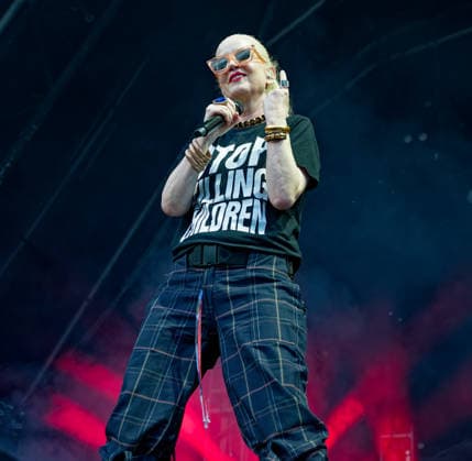 June 18, 2026, Northwich, United Kingdom: SHIRLEY MANSON - lead vocals, of Alt Rock Band Garbage performing at Delamere Forest, Cheshire UK as part of the annual Forest Live summer concert series, Northwich United Kingdom  - ZUMAp211 20260618_aap_p211_002 Copyright: xAndyxVonxPipx