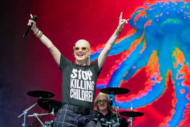 June 18, 2026, Northwich, United Kingdom: SHIRLEY MANSON - lead vocals, guitar of Alt Rock Band Garbage performing at Delamere Forest, Cheshire UK as part of the annual Forest Live summer concert series, Northwich United Kingdom  - ZUMAp211 20260618_aap_p211_023 Copyright: xAndyxVonxPipx